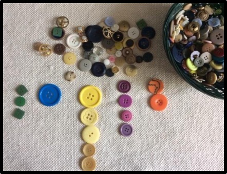 sample of button sorting by color
