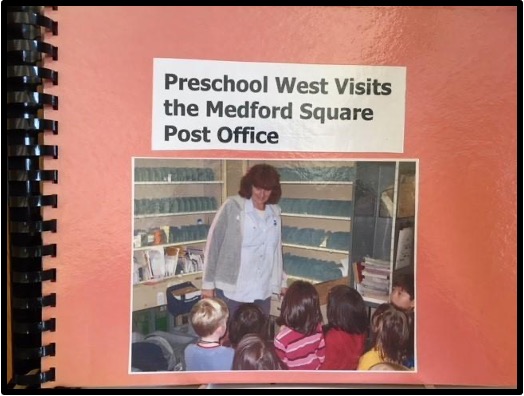 Preschool West visits the Medford Square Post Office