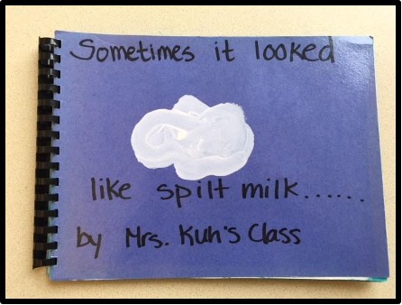 Sometimes it looked like spilt milk painting