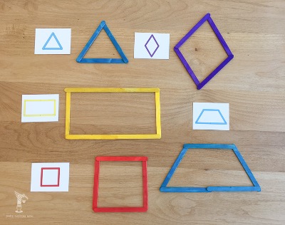 Popsicle Stick Shapes - Somerville Early Education