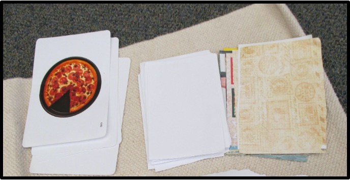 blank paper for children to create their own letter books